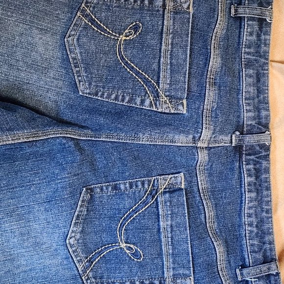 Pre-Owned Fashion Bug sz 16WP Stretch Boot Cut Jean with Tummy Tamer Inset - Picture 9 of 12